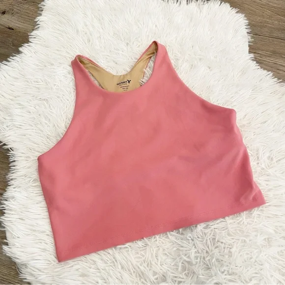 Old Navy Girls Active Crop Tank Tankini Disney Gym Cheer Dance Athletic