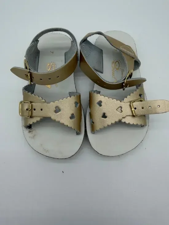 Sun san sweetheart gold sandal toddler 7