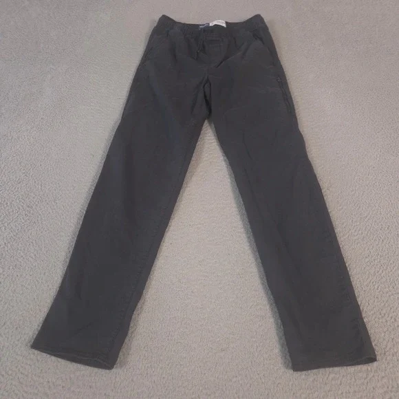 Old Navy Pants Boys XXL 18 Black Tapered Built-In Flex Tech Travel Quick Dry