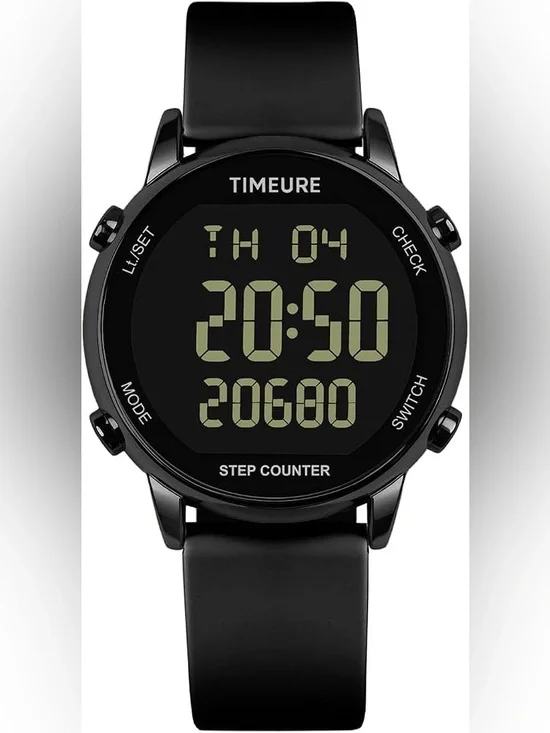 NIOB The TIMEURE Pedometer Watch (Model TU-2509) shown