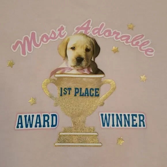 NWOT Old Navy Most Adorable Award Winner Puppy Sz L