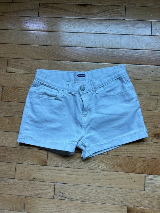Old Navy White Denim Jean Shorts