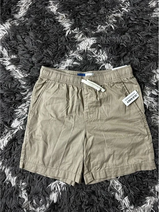 NWT Old Navy Boys XL (14-16) Dock Shorts Khaki Chino Elastic Waist