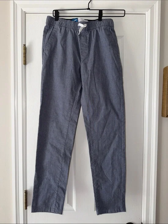 Old Navy Boys Casual Drawstring Pants in Slate Blue