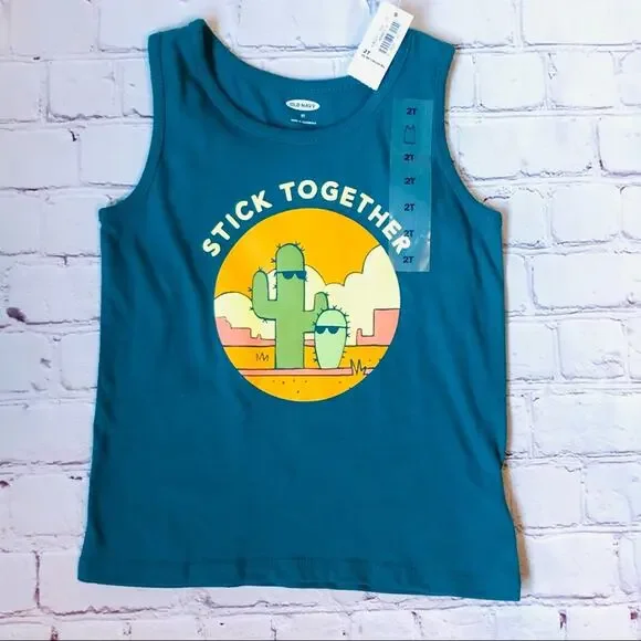 Old Navy Baby Graphic Sleeveless Tank Sz 2T
