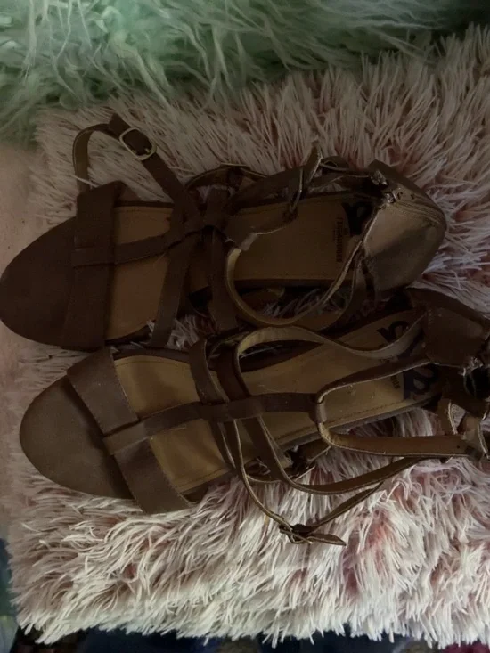 Women's Brown Strappy Sandals
