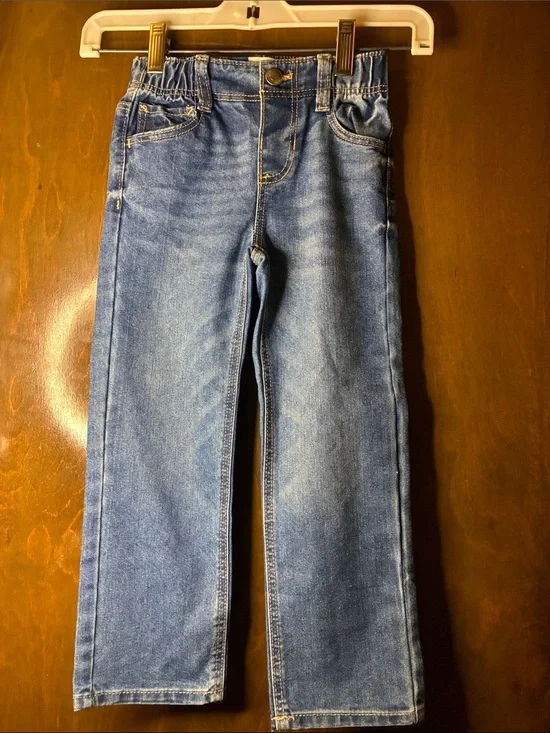 Classic Light Blue Kids' Straight-Leg Jeans