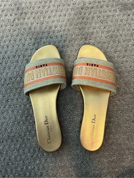 Christian Dior DWay sandals sz 38