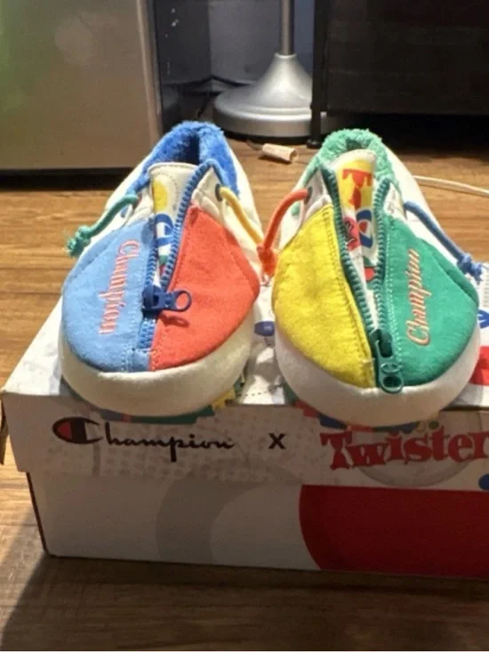 Champion University Zip Twister Sneakers/Slippers Colorblock Zipper White/Multi