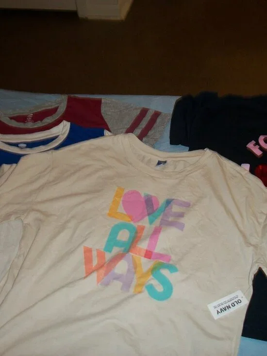 Girls Tee Bundle (4) Shirts XL 14-16 Old Navy