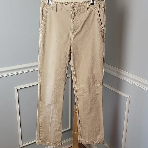 OLD NAVY‎ Shore Enough Bundle of 2 Boy's Straight Leg Uniform Chino Pants 16