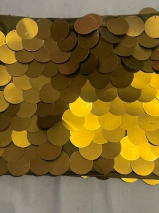 Gold Sequin Table Runner - Shimmering Party Decor