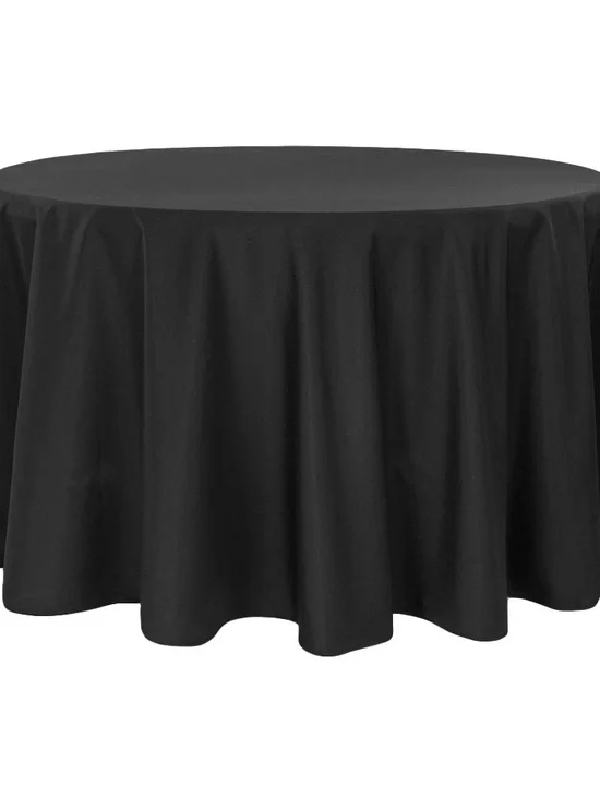 Premium Polyester 120” Round Tablecloth
