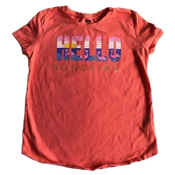 2 for $10 ❤️❤️❤️ Old Navy Girls Hello Sunshine Shirt Tee‎