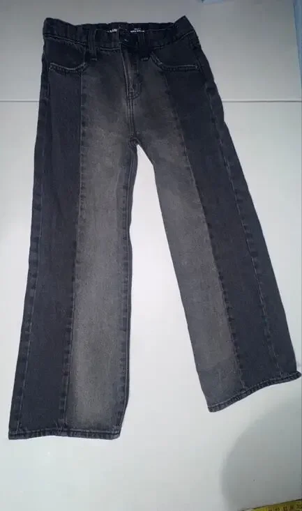 Old Navy Denim Jeans Girl 10 HiRise Baggy Everyday Casual Playwear School 2 Tone