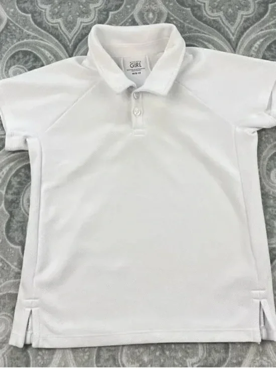 Old Navy White Girls Polo Shirt
