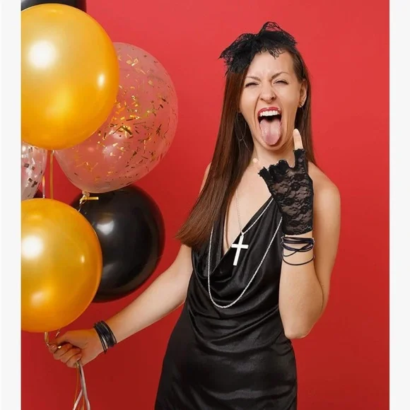80s Retro Party (Black) Costume Accessories