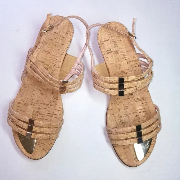 🌸 Stuart‎ Weitzman | Tan Leather Strap Sandals
