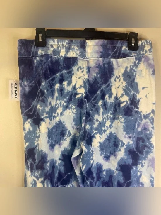 Old Navy Tie-Dye Joggers XXL Blue White NWT Girls  #43