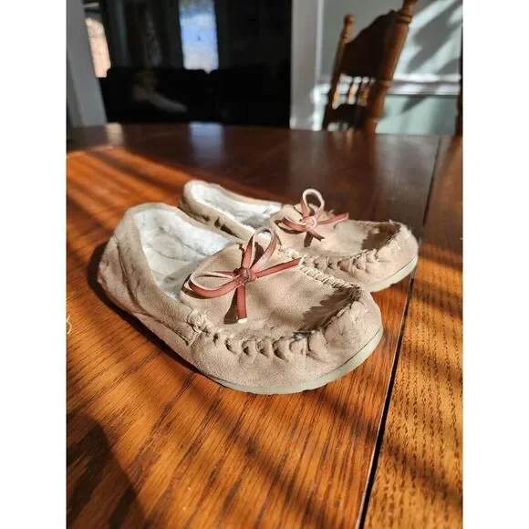 Old Navy‎ Unisex Moccasins Slippers Toddler Kids Medium 9/10