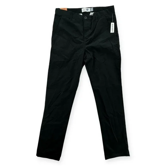 NWT Old Navy Pants Boys Youth Size‎ 18 Black Skinny Chino Adjustable Waist