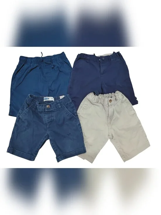 Boys Shorts Lot Size 8 Medium Old Navy Wonder Nation Cherokee Khaki Navy Chino