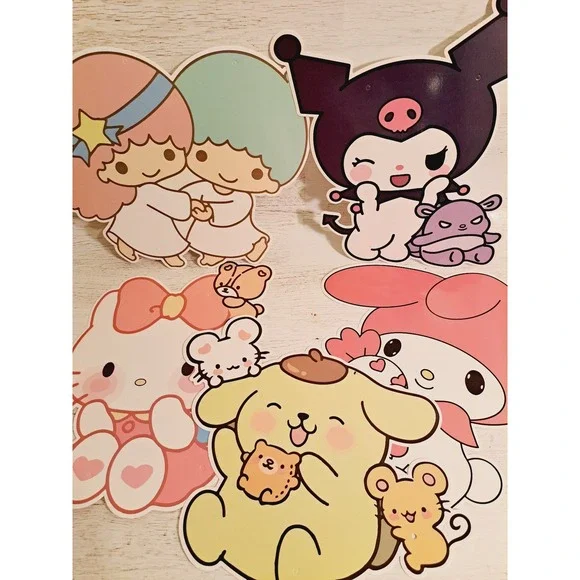 10 Sanrio Hello Kitty, My Melody, Baddo Batsu Maru, Keroppi Hanging Images