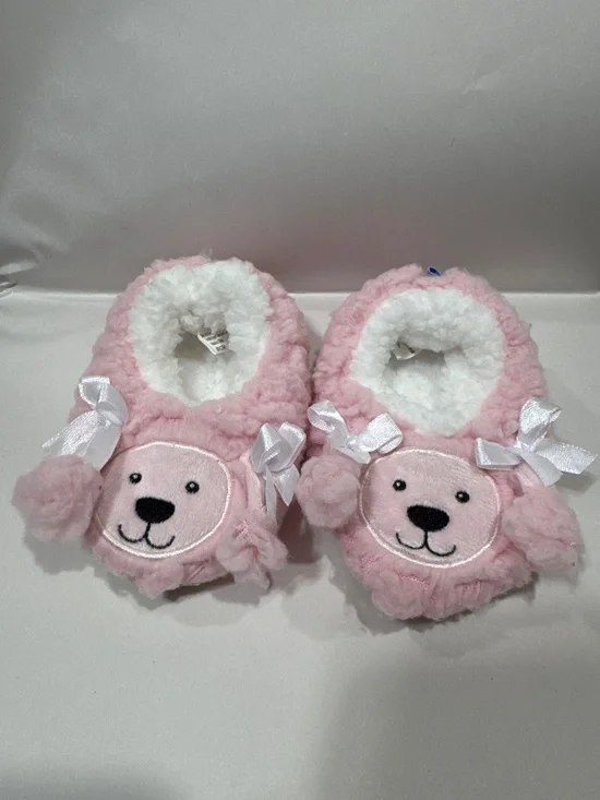 Snoozies baby girl slippers size 6-12 Monts