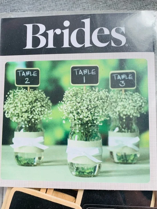 *NEW* Mini Chalkboard Party Decor Wedding Shower Birthday School Place Card Cute