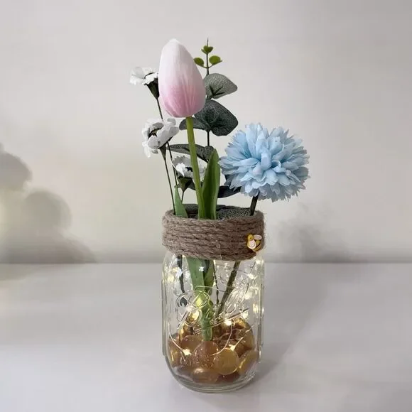 Handmade Mini Honey Bee Themed Floral Arrangement Centerpiece Baby Shower