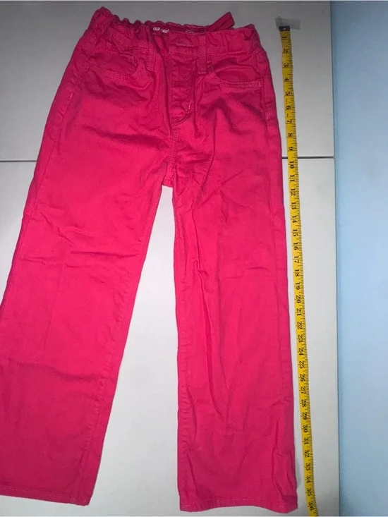 Old Navy Girl 12 Denim Jeans High Waisted Baggy Wide Leg Casual School Everyday