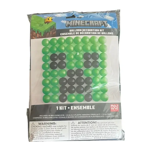 Minecraft 6’ Balloon Decoration Kit