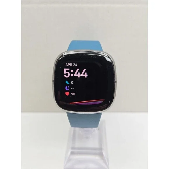 Fitbit Sense FB512 Smartwatch GPS ECG Heart Rate Activity Tracker No Charger