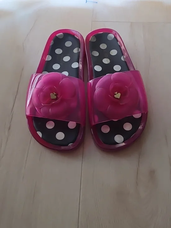 kate spade Bright Pink Jelly Sole Slide