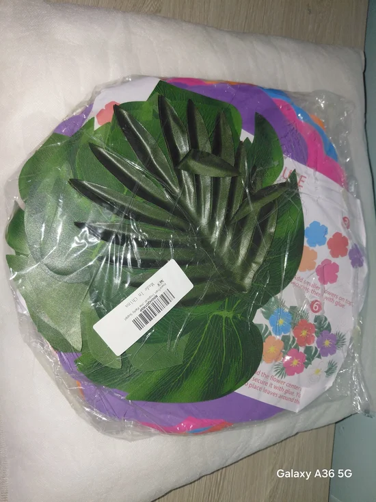 Tropical Green Palm Leaf Party Decorations - Unbranded
