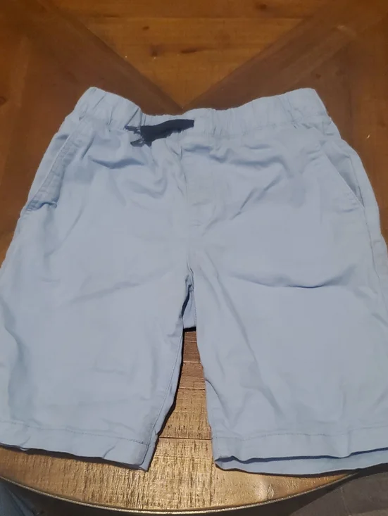 Old Navy Light Blue Kids' Elastic Waist Drawstring Shorts