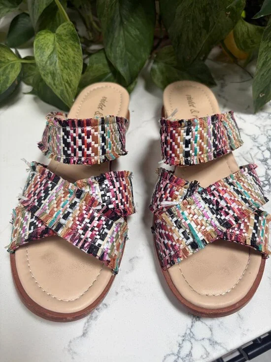 Violet & Red Sandals