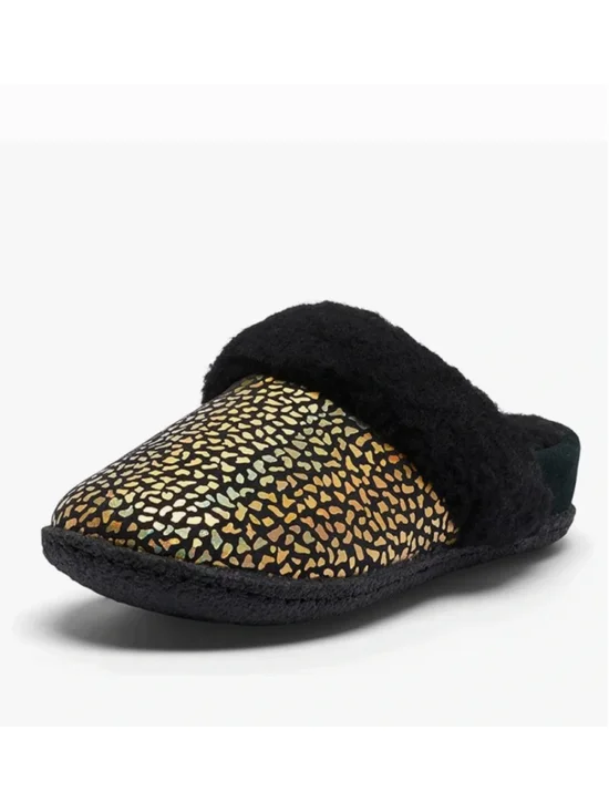 Sorel NAKISKA Slide II Youth Slipper Black Sea Salt Size 2