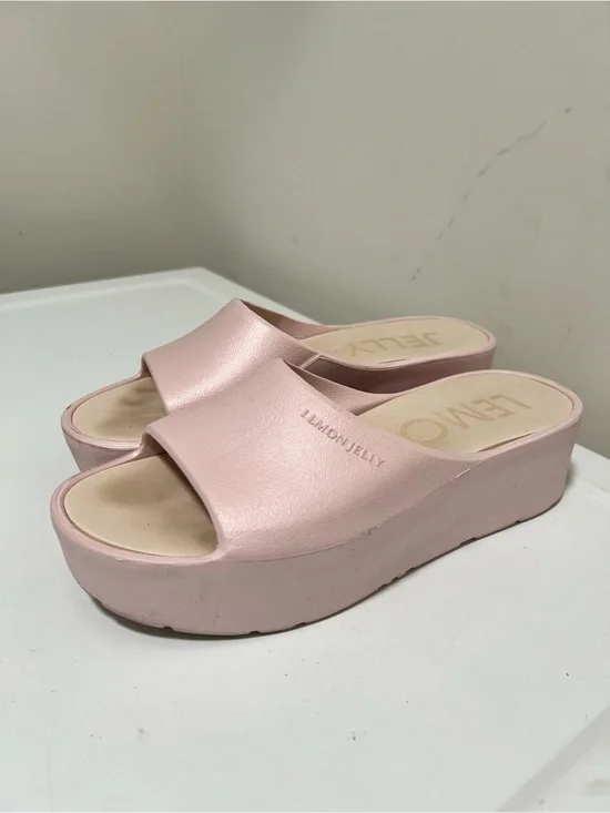 Lemon Jelly Sunny Platform Sandals Pink Size 8.5 -9 US 39 EU