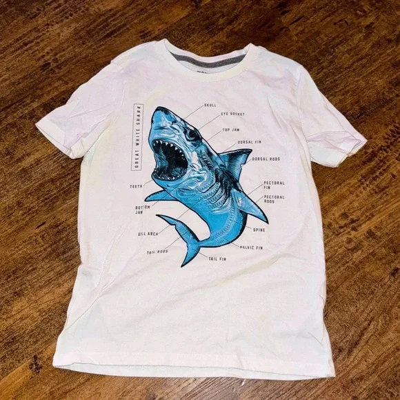 Shark 🦈 tee boys size 10/12