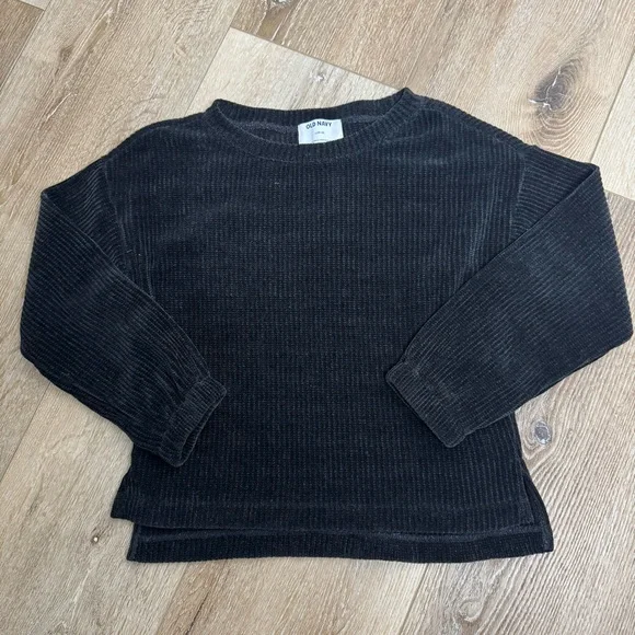 Old navy black soft chunky sweater