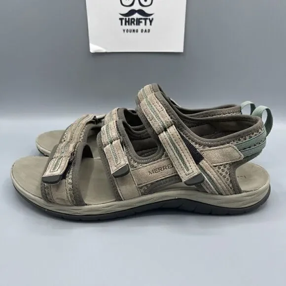 Merrell Womens Siren 2 Strap Taupe Comfortable Adjustable Sandals Sport Outdoor