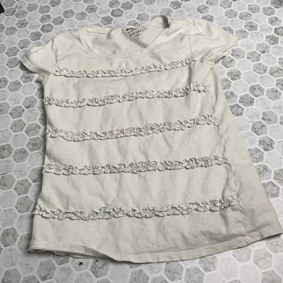Old Navy Youth Medium Sz 8 Sequin Shirt