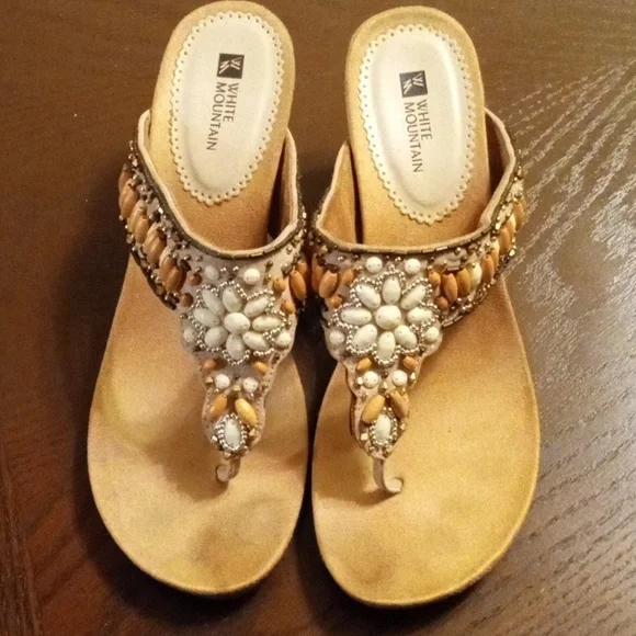 White Mountain Women Sandals.