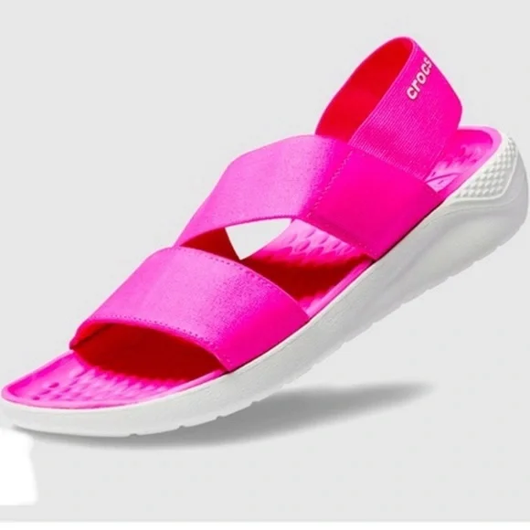 Crocs Women’s LiteRide Sandal — Hot Pink