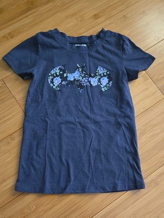 Old Navy Floral Batman Logo Tee - 5T