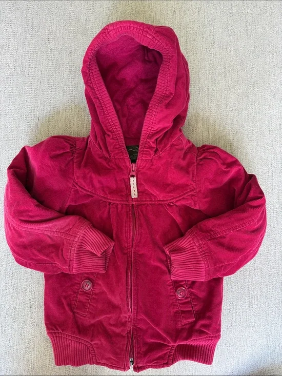 Old Navy Girls' Hooded corduroy Zip Jacket