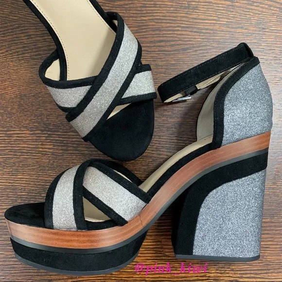 Botkier Paloma Color Block Ankle Strap Sandal