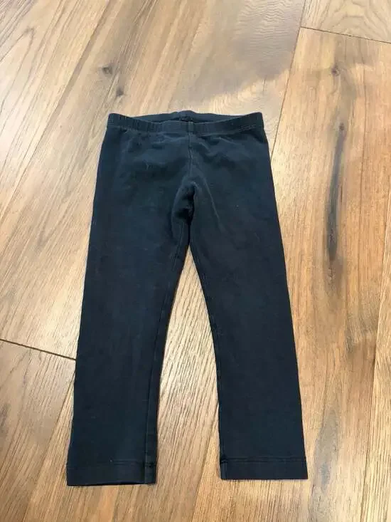 Old Navy Toddler Girls Black Cotton Leggings Size 3T