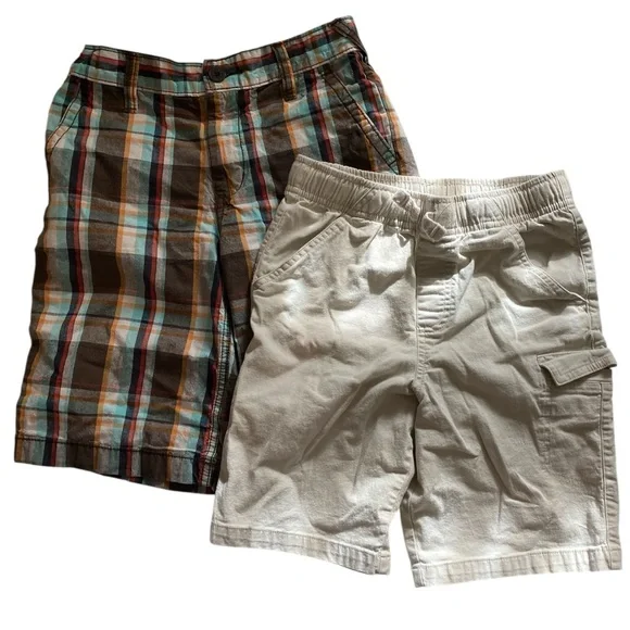 Old Navy Men's Plaid and Solid Cargo Shorts